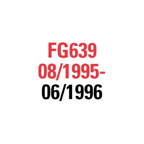 FG639 08/1995-06/1996